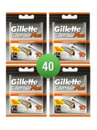 Gillette Contour Plus scheermesjes | 40 stuks