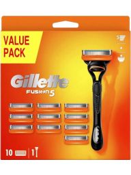 Gillette Fusion startset met 11 mesjes