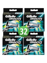 Gillette Mach 3 scheermesjes | 32 stuks