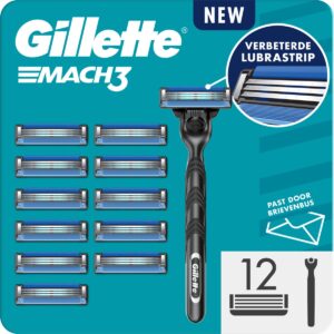 Gillette Mach 3 scheersystemen | 12 stuks