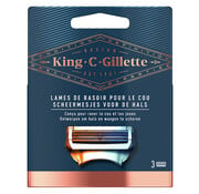 Gillette King C Gillette scheermesjes | 3 stuks