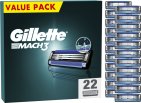 Gillette Mach 3 Base scheermesjes | 22 stuks