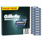 Gillette Mach 3 scheermesjes | 22 stuks