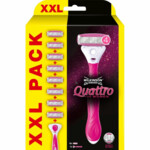 Wilkinson Quattro For Women startset met 8 mesjes