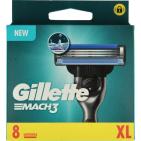 Gillette Mach 3 Base scheermesjes | 8 stuks