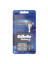 Gillette Sensor 3 startset met 6 mesjes