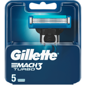 Gillette Mach 3 Turbo scheermesjes | 5 stuks