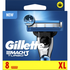 Gillette Mach 3 Turbo scheermesjes | 8 stuks