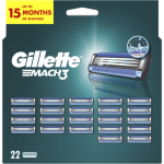 Gillette Mach 3 scheermesjes | 22 stuks