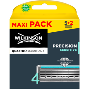 Wilkinson Quattro Titanium scheermesjes | 7 stuks