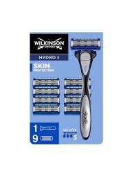 Wilkinson Hydro 3 startset met 9 mesjes