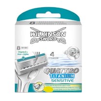 Wilkinson Quattro Titanium scheermesjes | 8 stuks