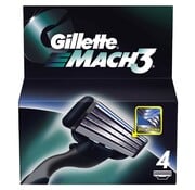 Gillette Mach 3 scheermesjes | 4 stuks