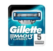 Gillette Mach 3 Turbo scheermesjes | 5 stuks