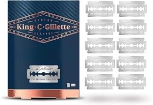 Gillette King C. Gillette Double Edge scheermesjes | 10 stuks