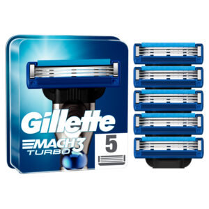 Gillette Mach 3 Turbo scheermesjes | 5 stuks