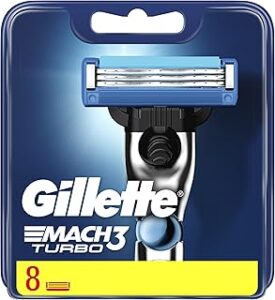 Gillette Mach 3 Turbo scheermesjes | 8 stuks