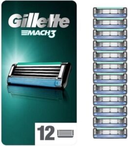 Gillette Mach 3 scheermesjes | 12 stuks